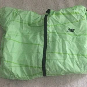 Green New Balance Windbreaker
